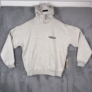 Fear Of God Essentials Men's Light Oatmeal Hoodie Size Medium NWT